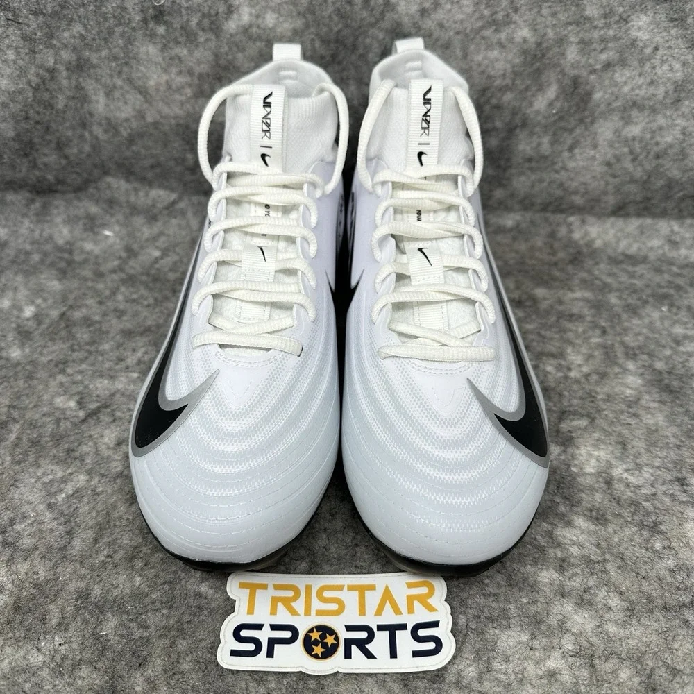 Nike Vapor Pro 1 TB Football Cleats Mens Size 9 White Black IB2495-105